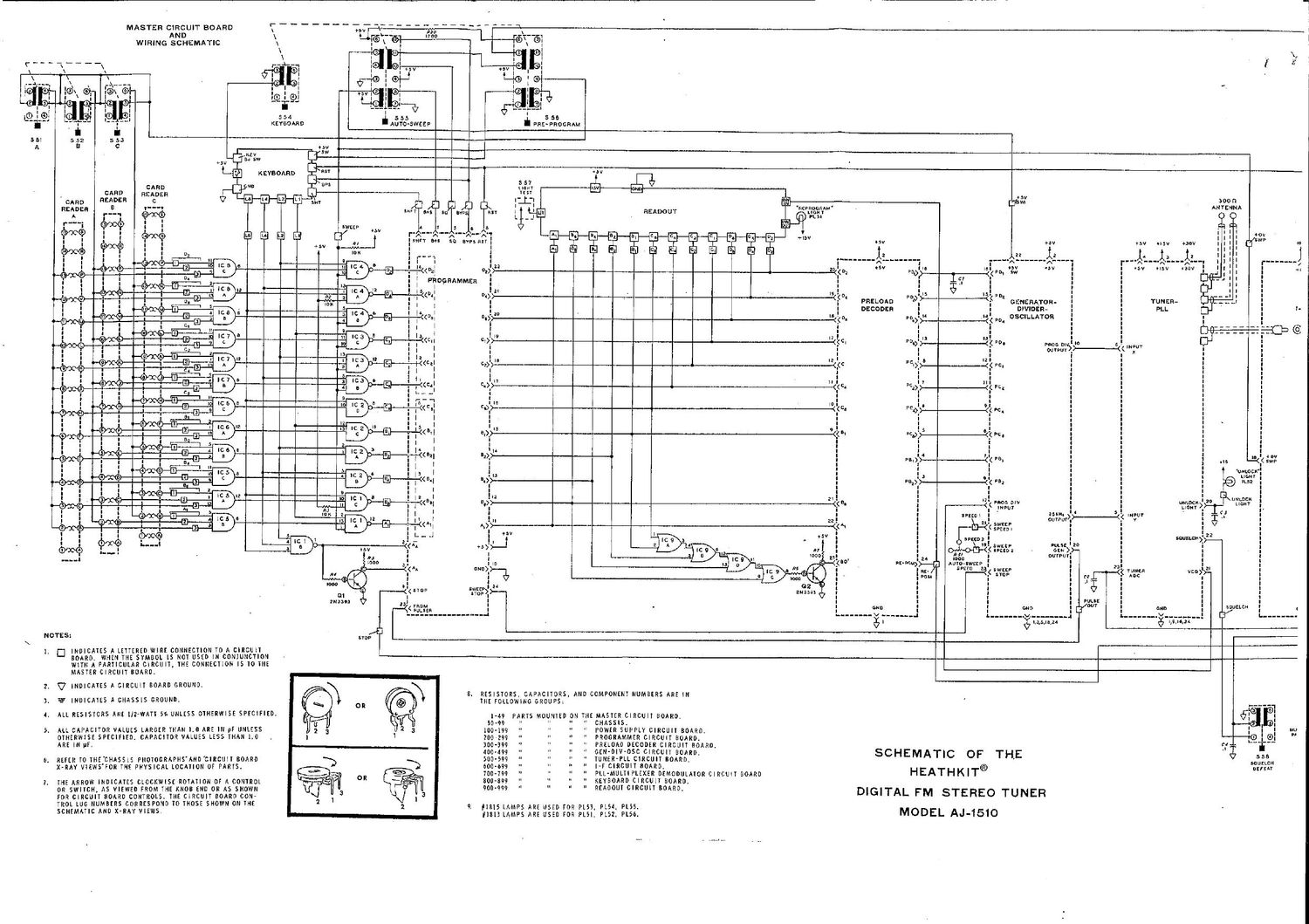 Heathkit AJ 1510A Schematic