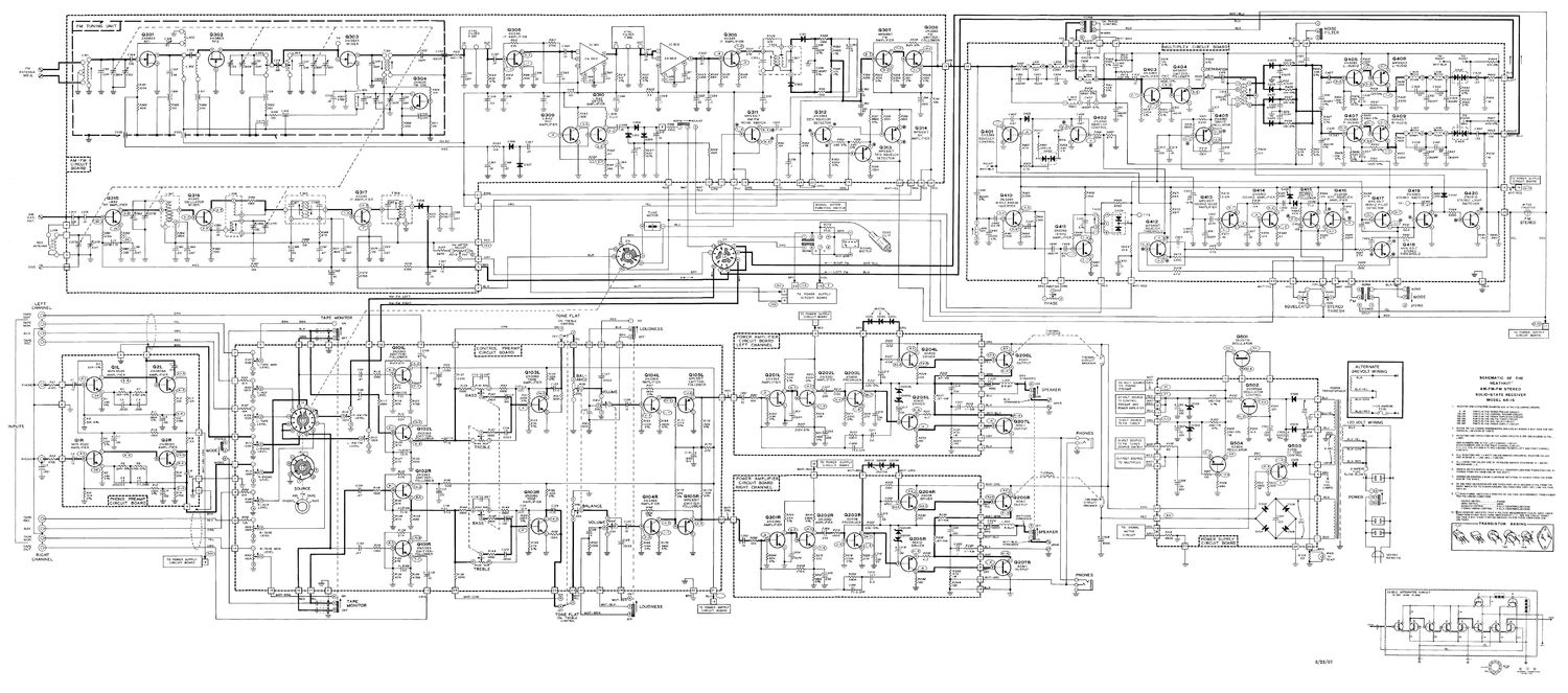 Heathkit AR 15 Schematic