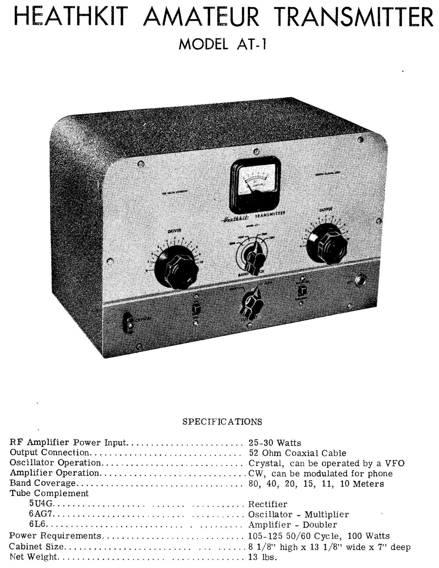 Heathkit AT 1 Schematic 2