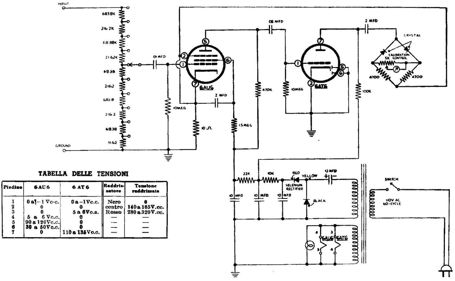 Heathkit AV 1 Schematic