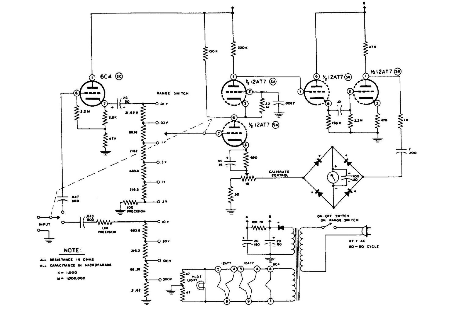 Heathkit AV 3 Schematic 2