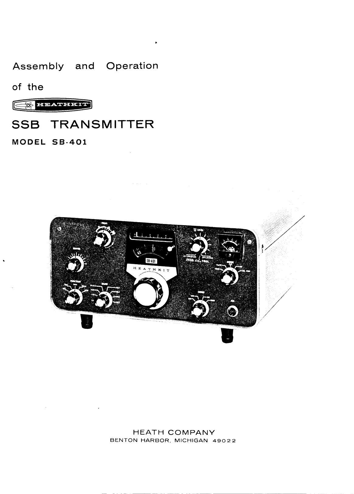 Heathkit B 401 SSB Assembly Manual