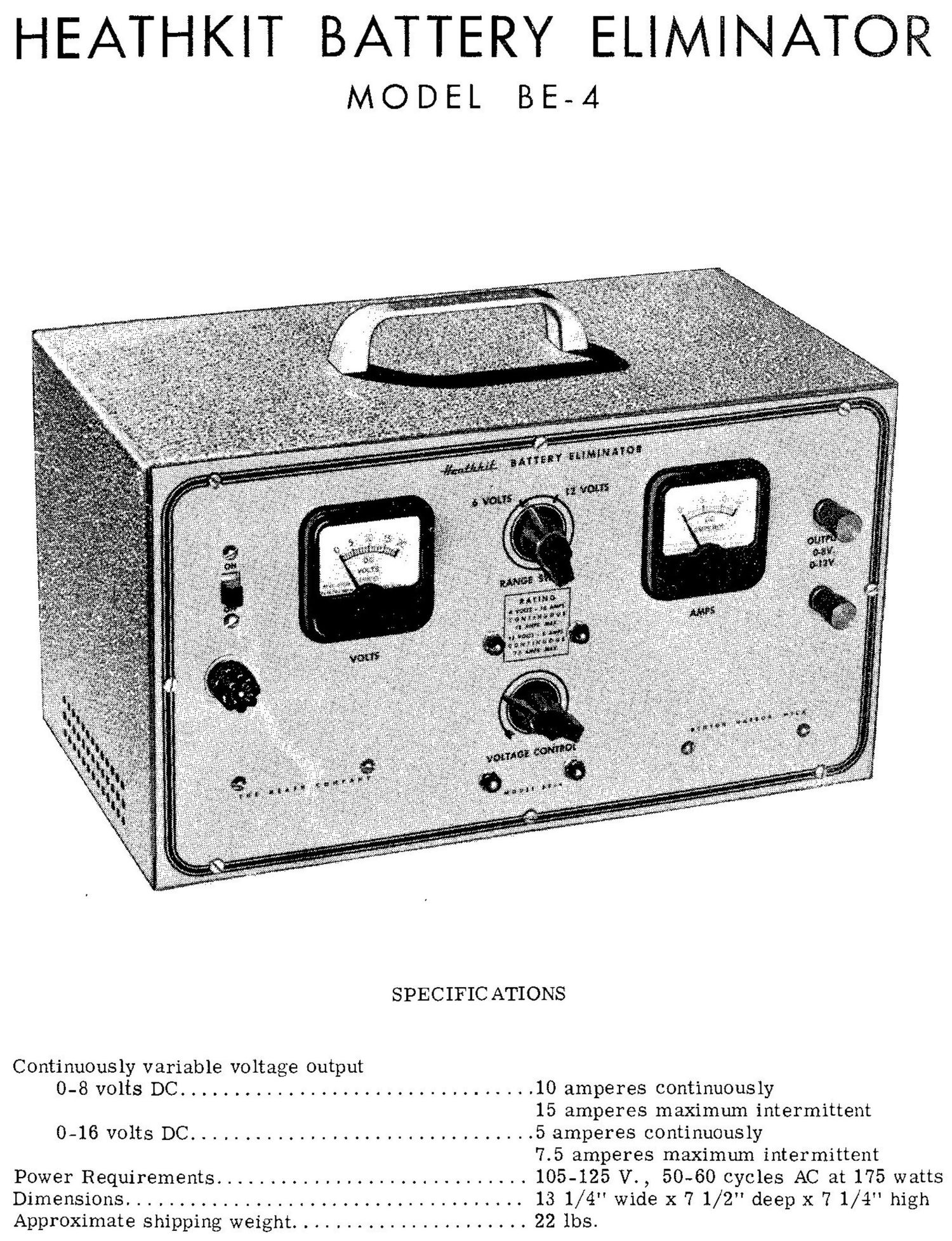 Heathkit BE 4 Schematic 2