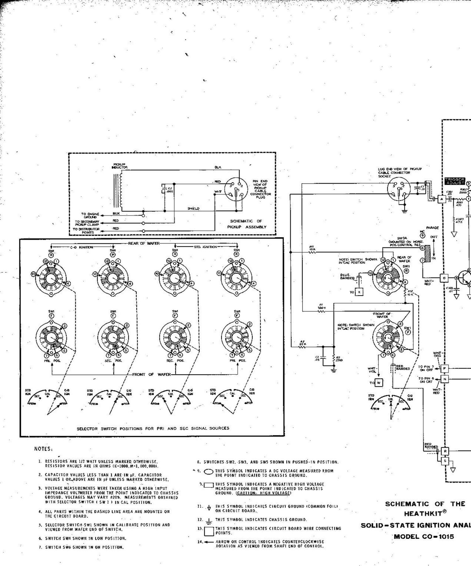 Heathkit CO 1015 Schematic