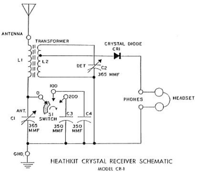 Heathkit CR 1 Schematic 2