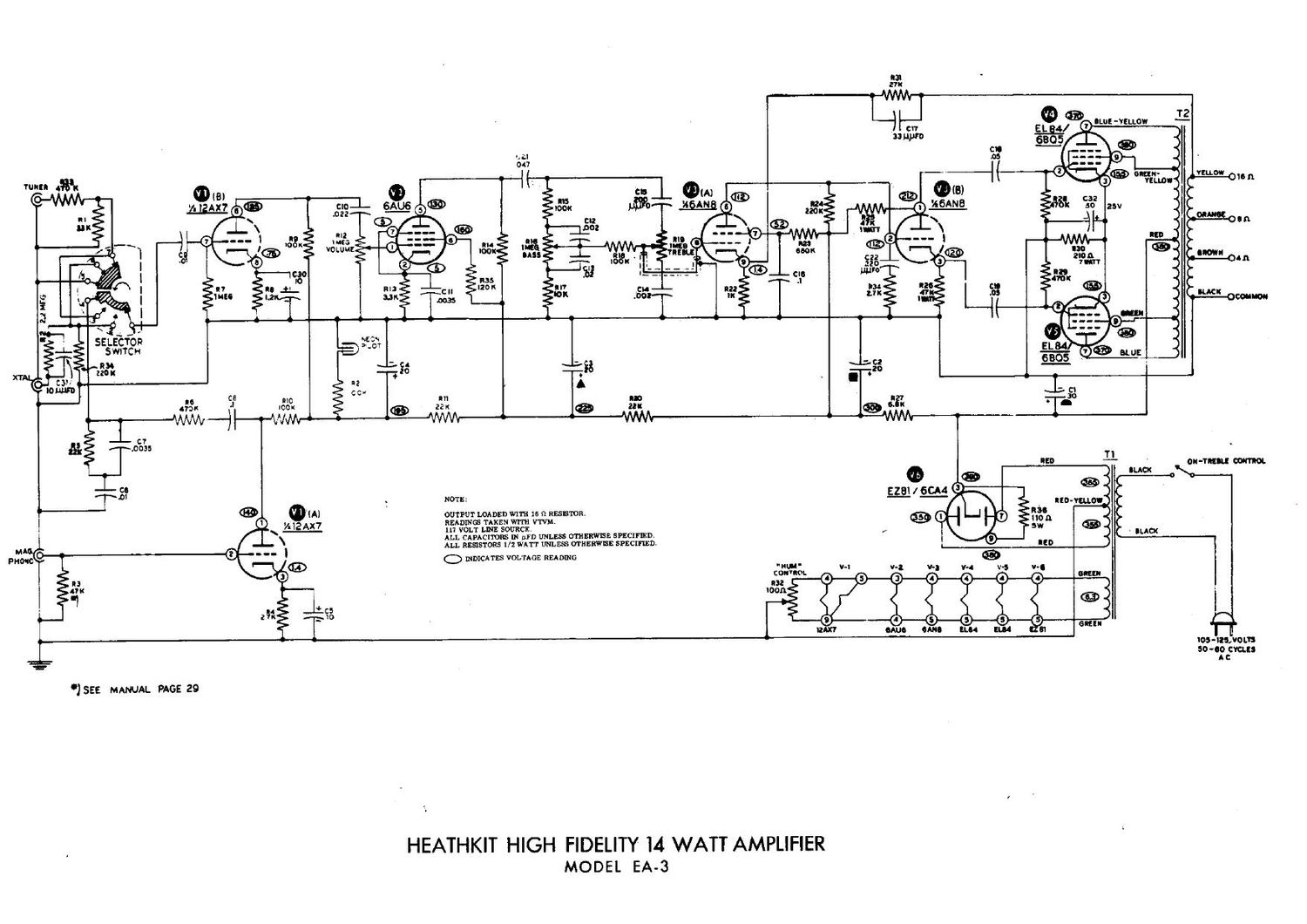 Heathkit EA 3 Schematic 2