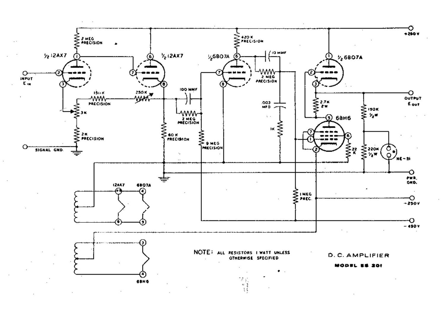 Heathkit ES 01 Schematic