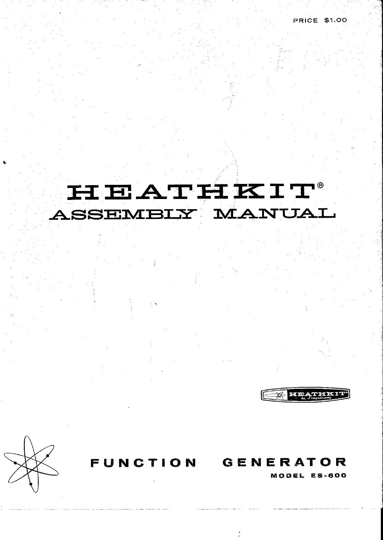 Heathkit ES 600 Schematic