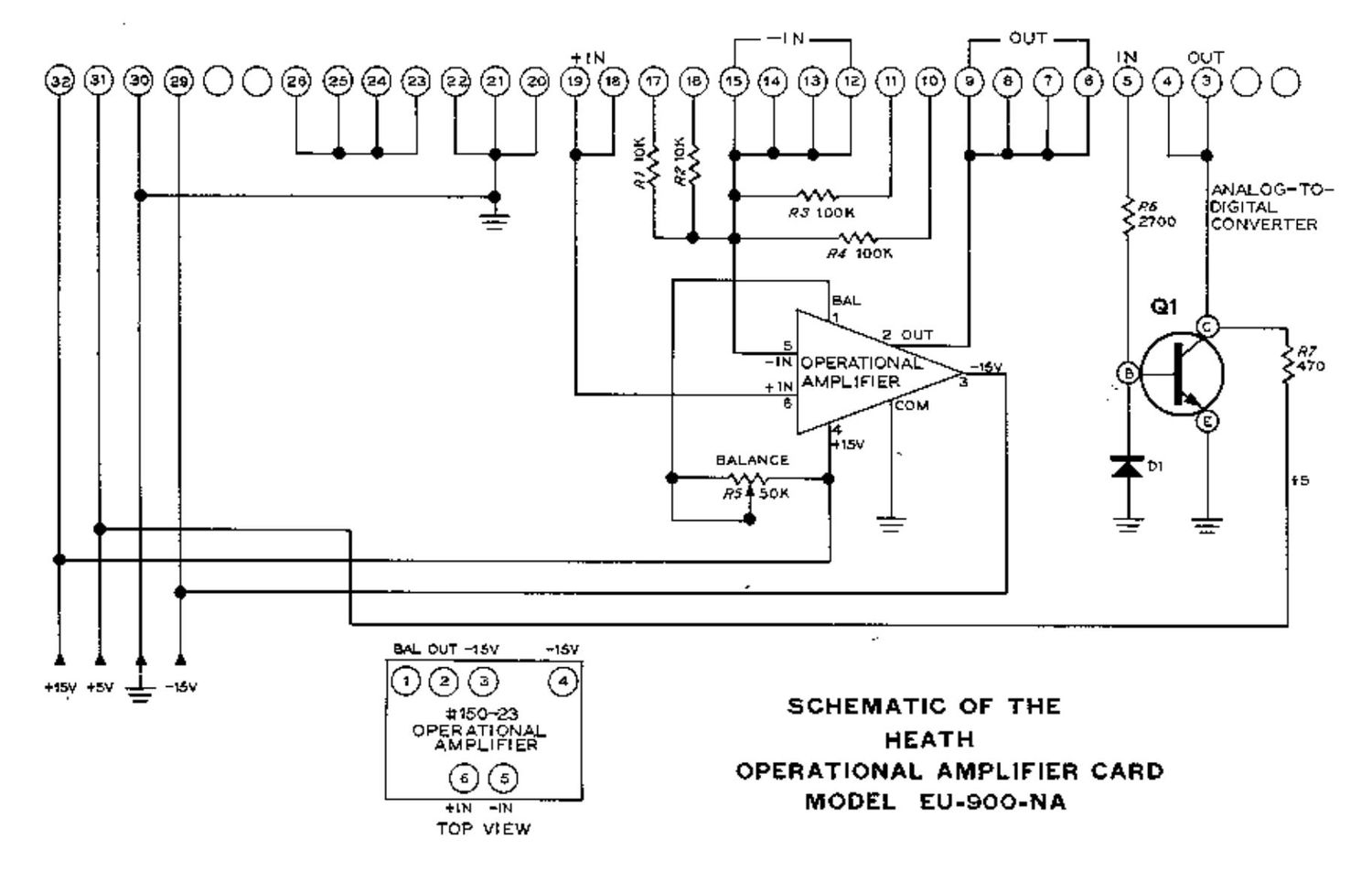 Heathkit EU 900 NA Schematic