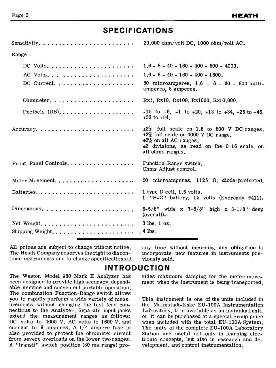 Heathkit EUP 26 Schematic