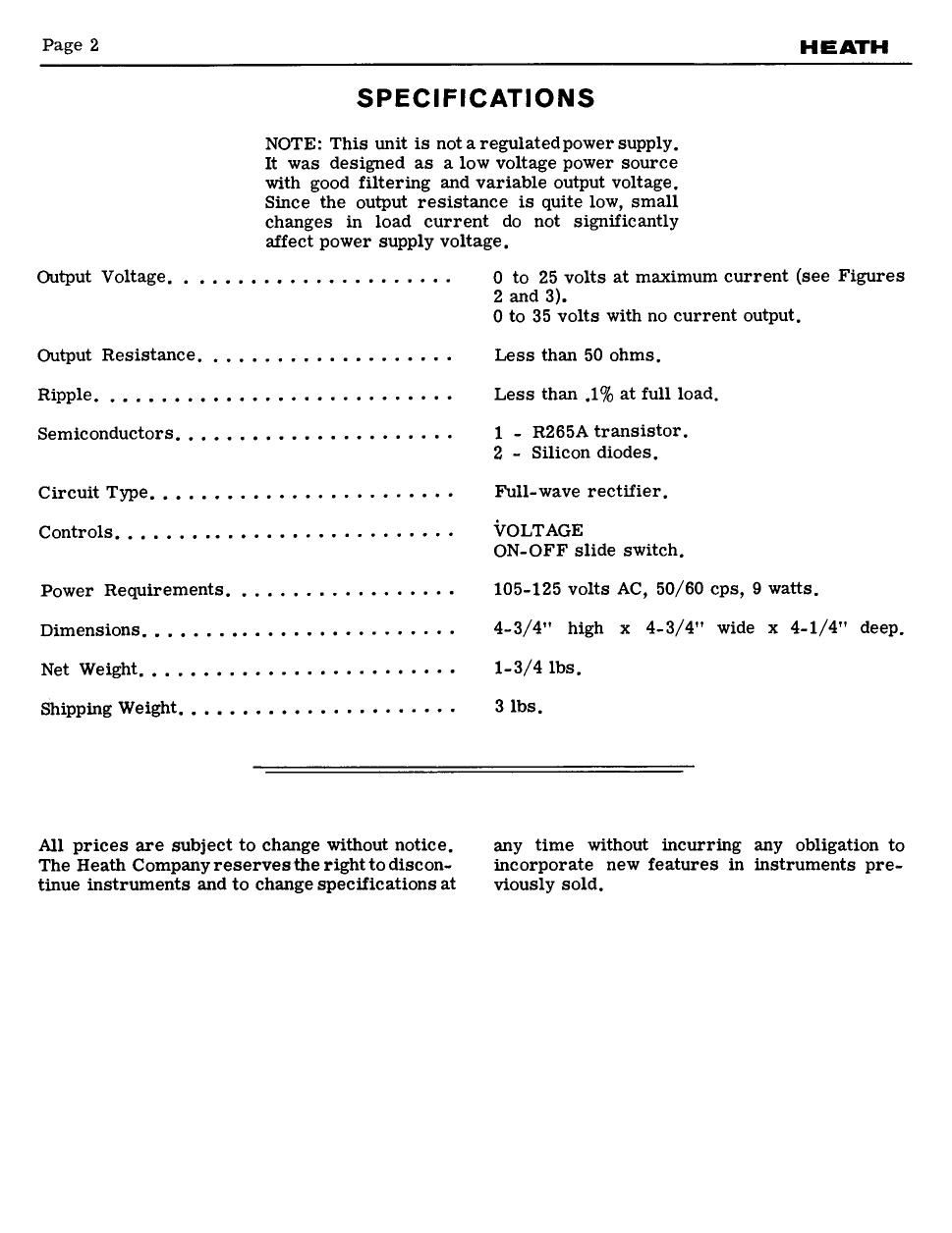 Heathkit EUW 17 Schematic