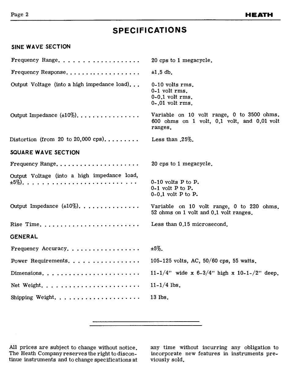 Heathkit EUW 27 Schematic