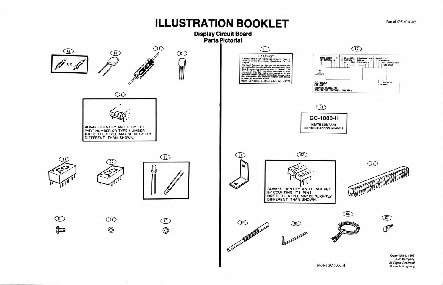 Heathkit GC 1000 H Schematic