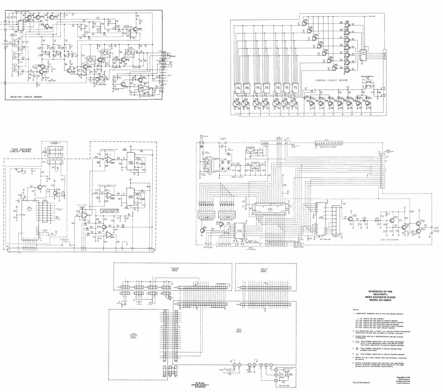 Heathkit GC 1000 H Schematic 2