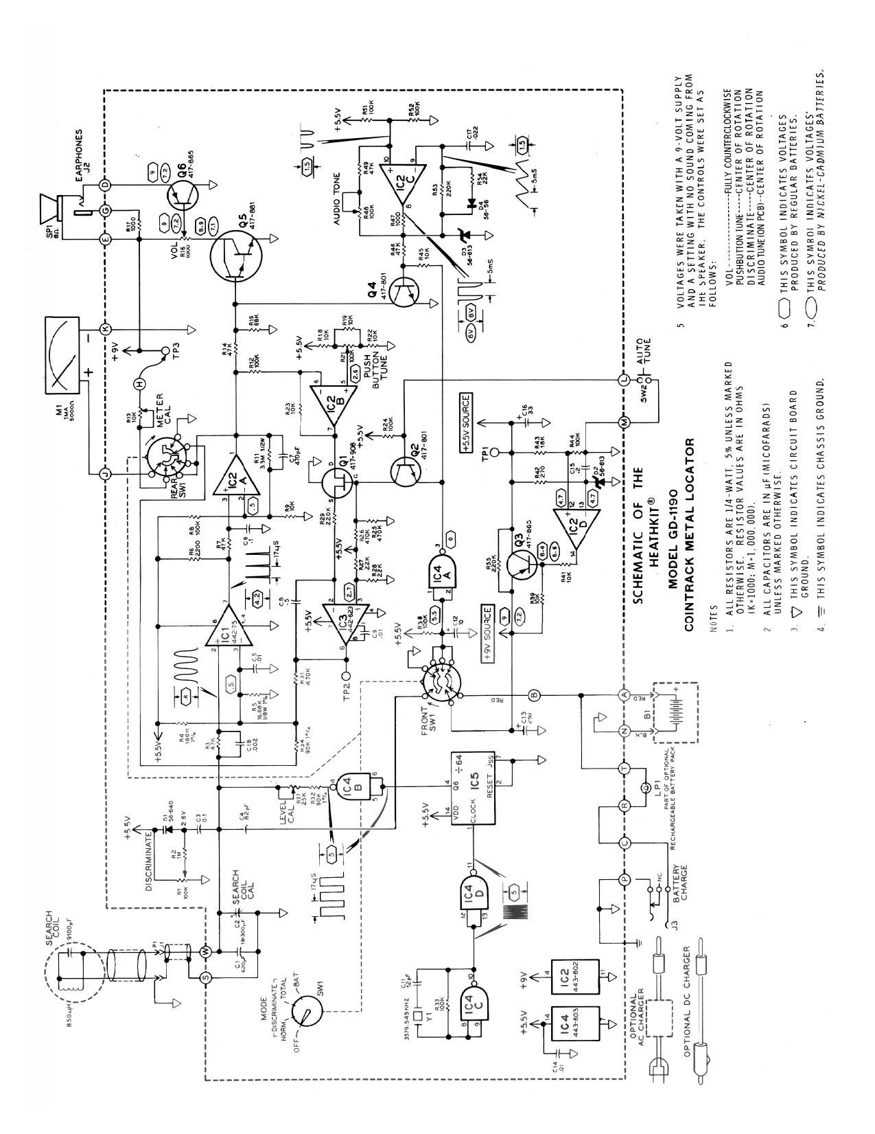 Heathkit GD 1190 Schematic