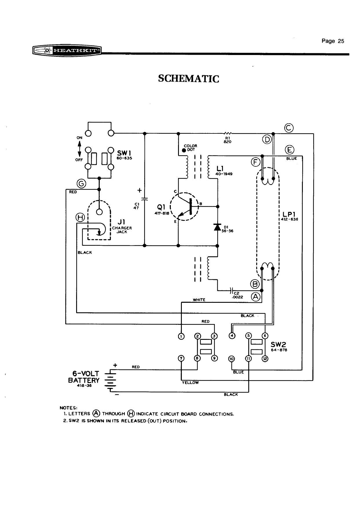 Heathkit GD 1246 Schematic