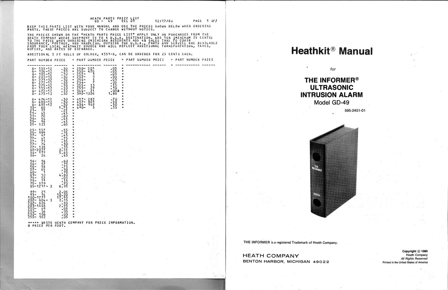 Heathkit GD 49 Manual