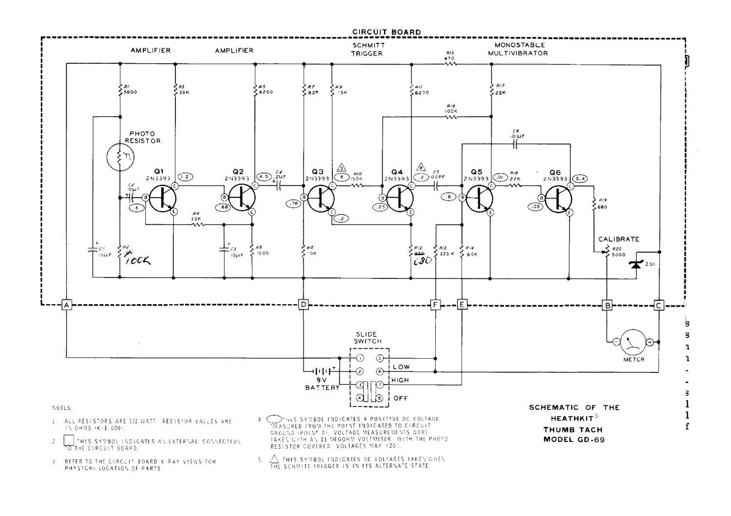 Heathkit GD 69 Schematic