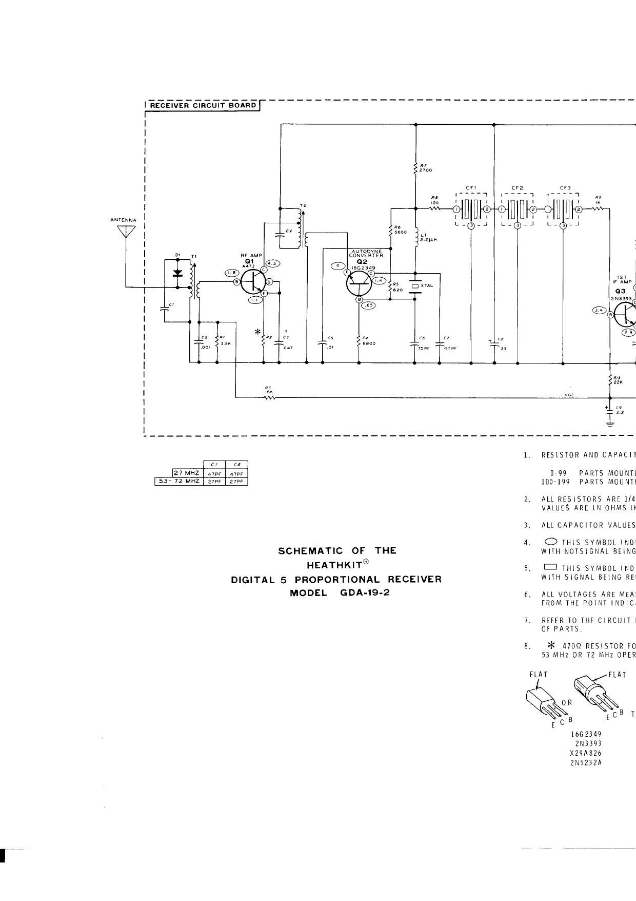 Heathkit GDA 19 2 Schematic