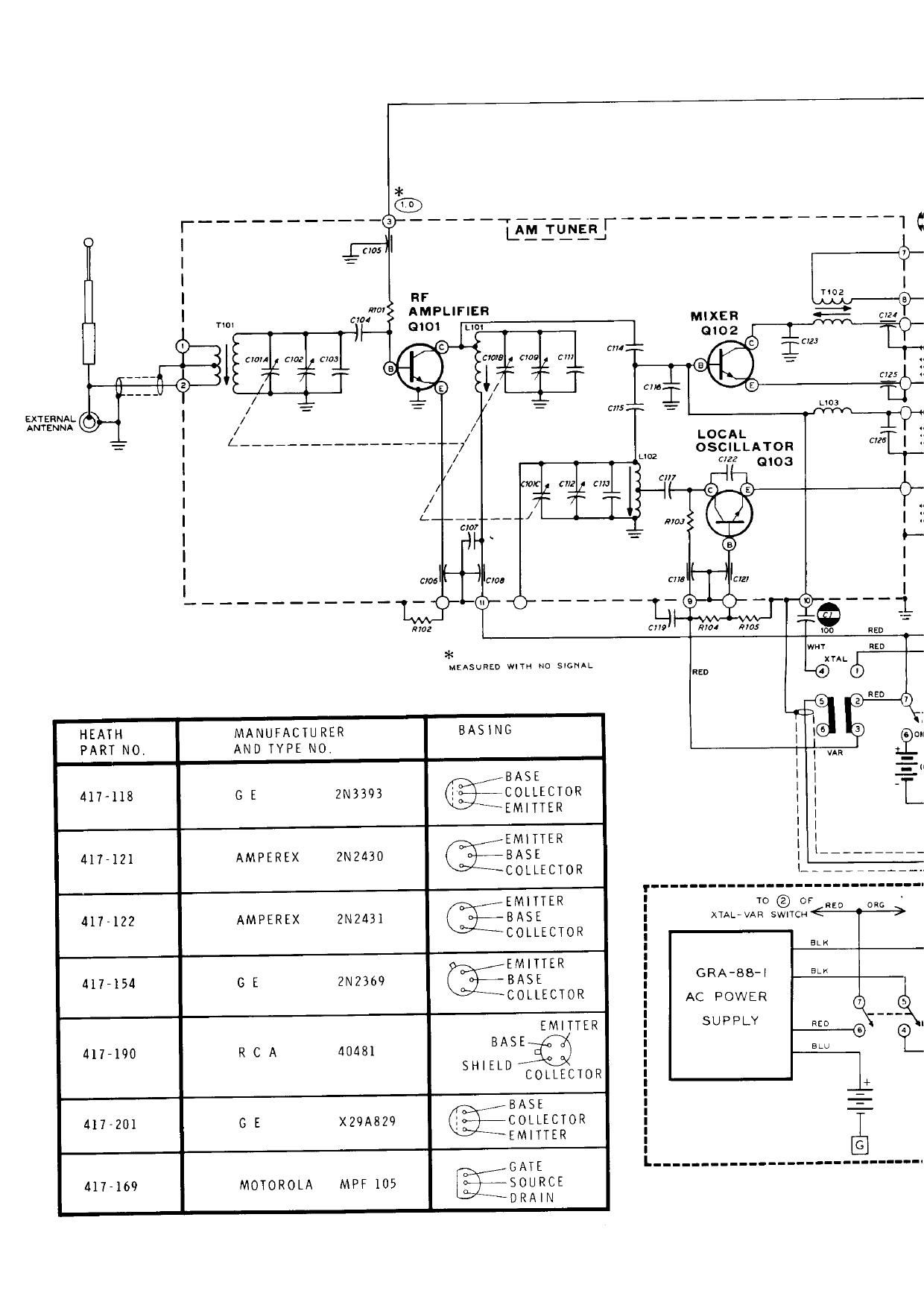 Heathkit GR 98 Schematic