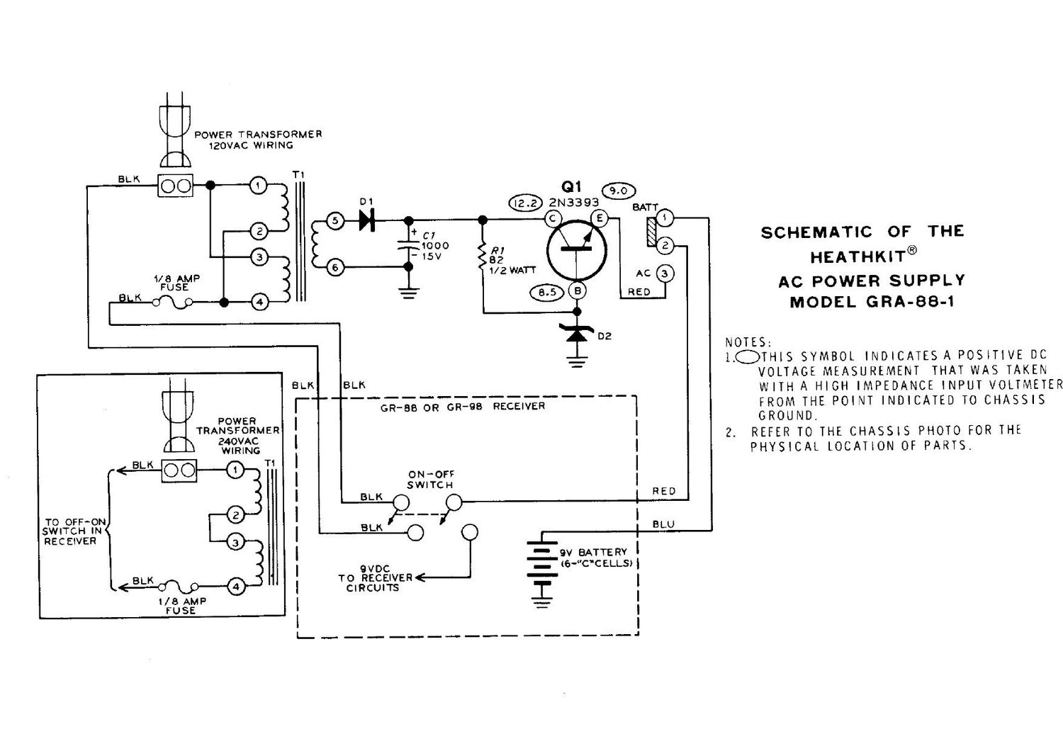 Heathkit GRA 88 1 Schematic