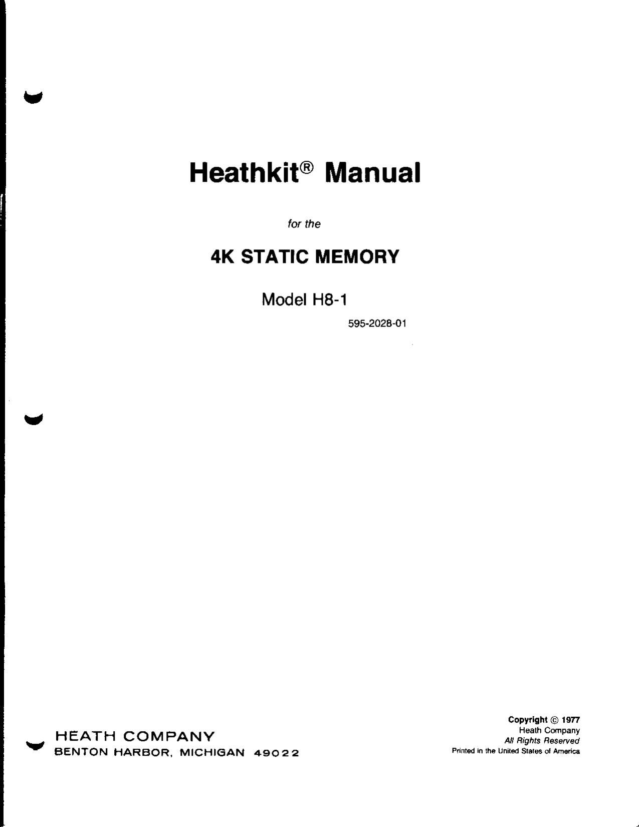 Heathkit H 8 1 Manual