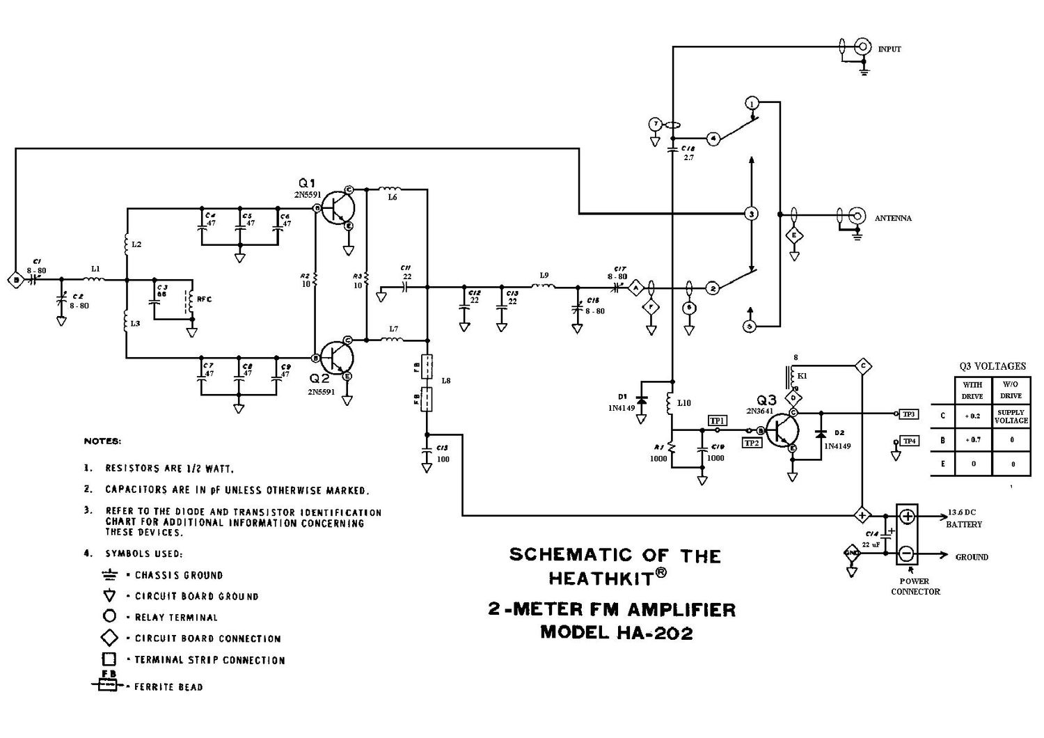 Heathkit HA 202 Schematic