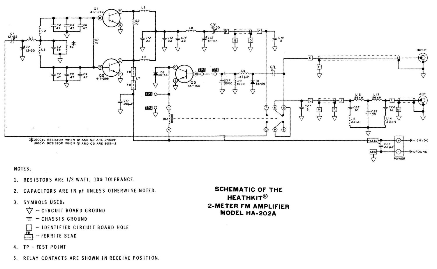 Heathkit HA 202A Schematic