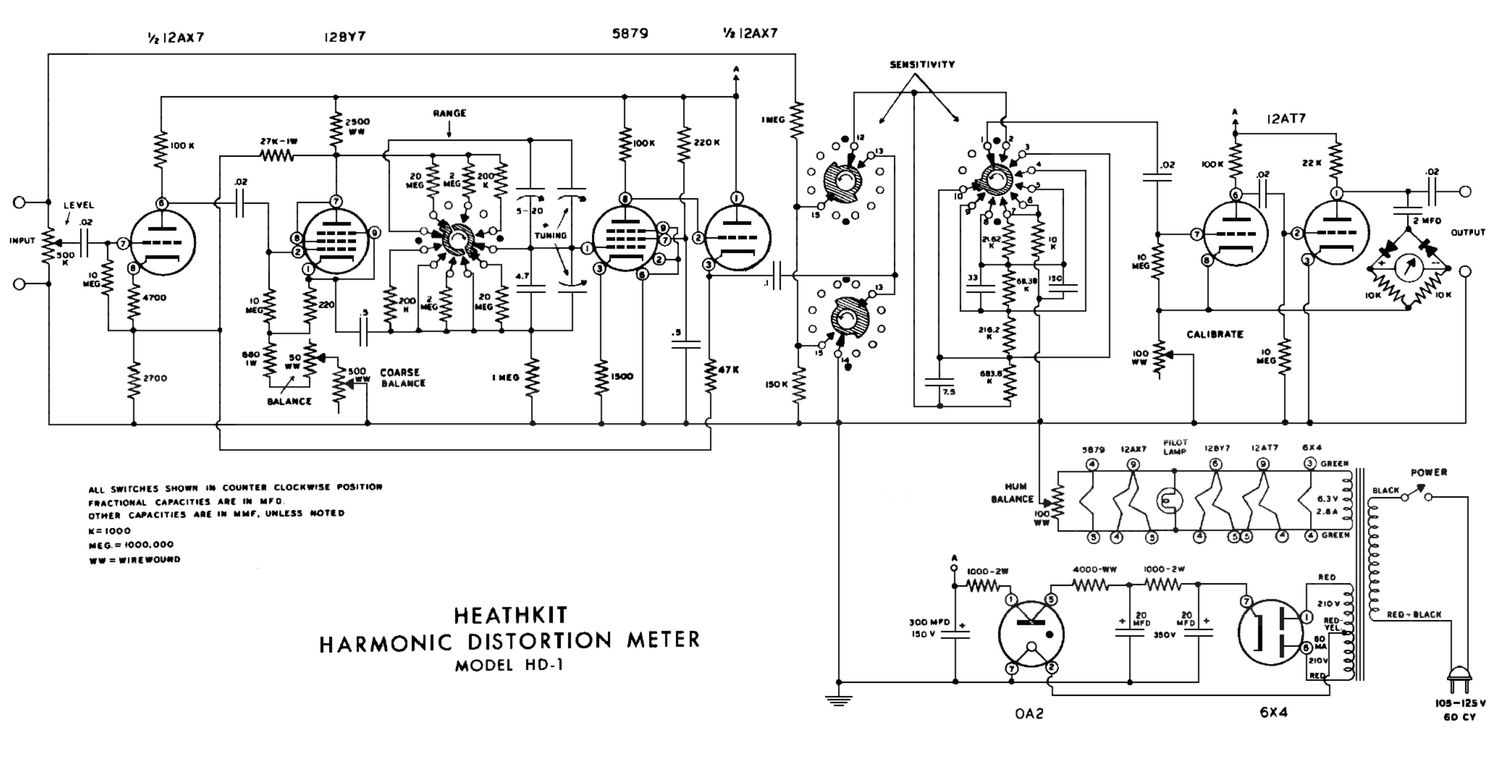 Heathkit HD 1 Schematic 2