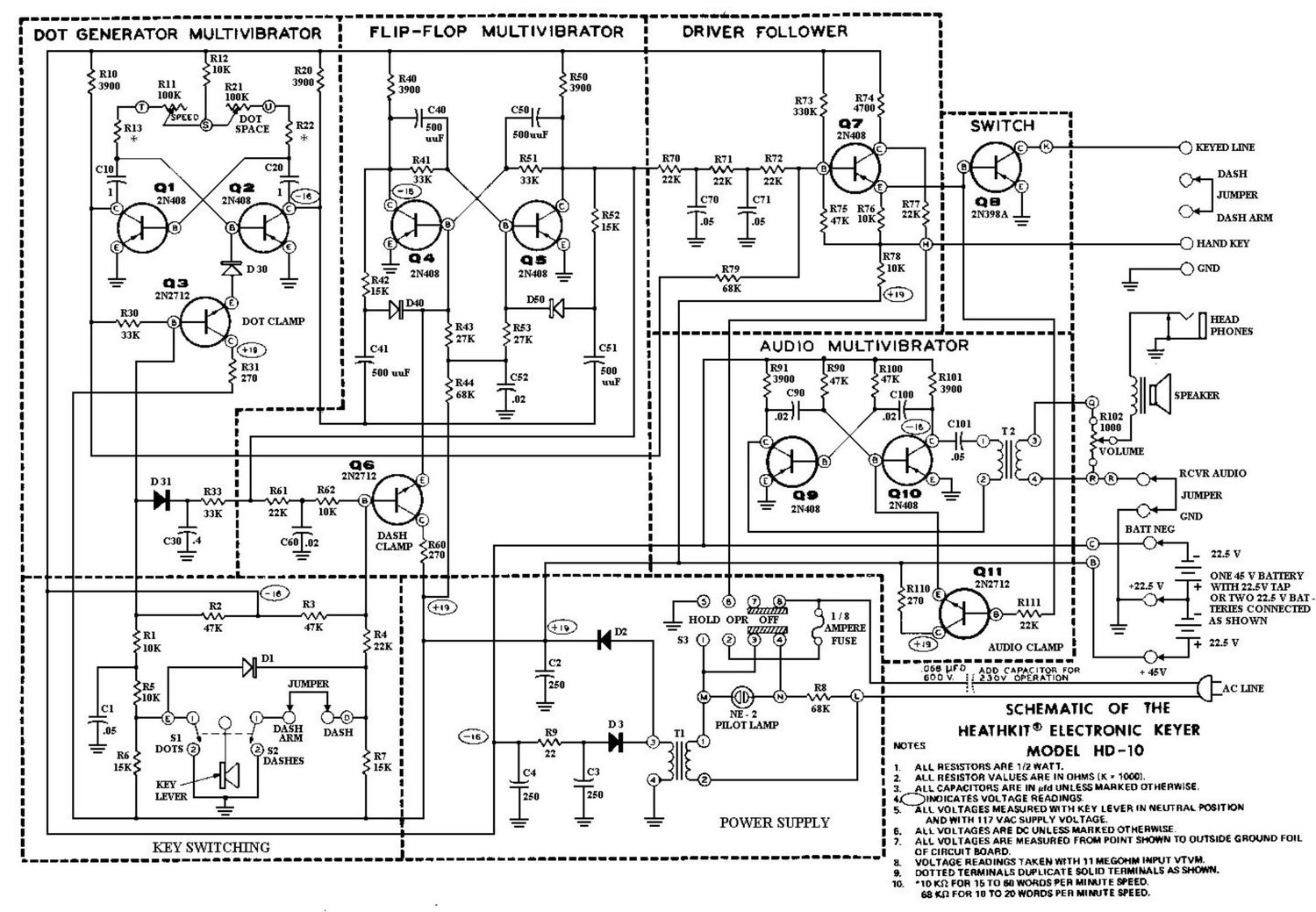 Heathkit HD 10 Schematic 2