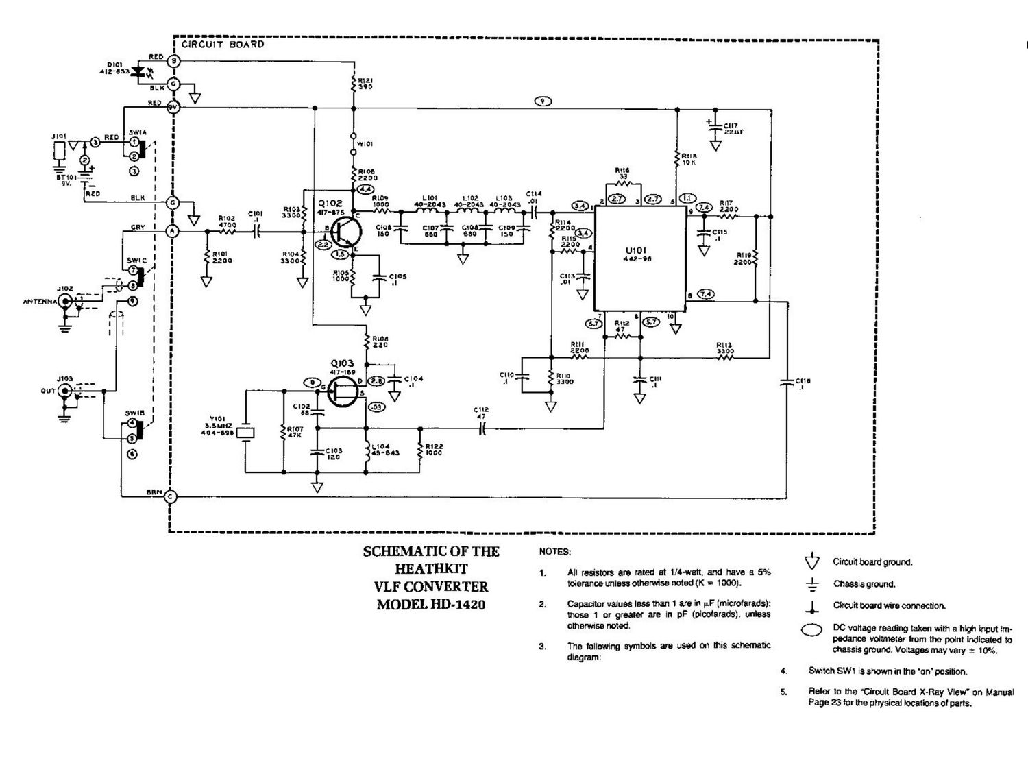 Heathkit HD 1420 Schematic