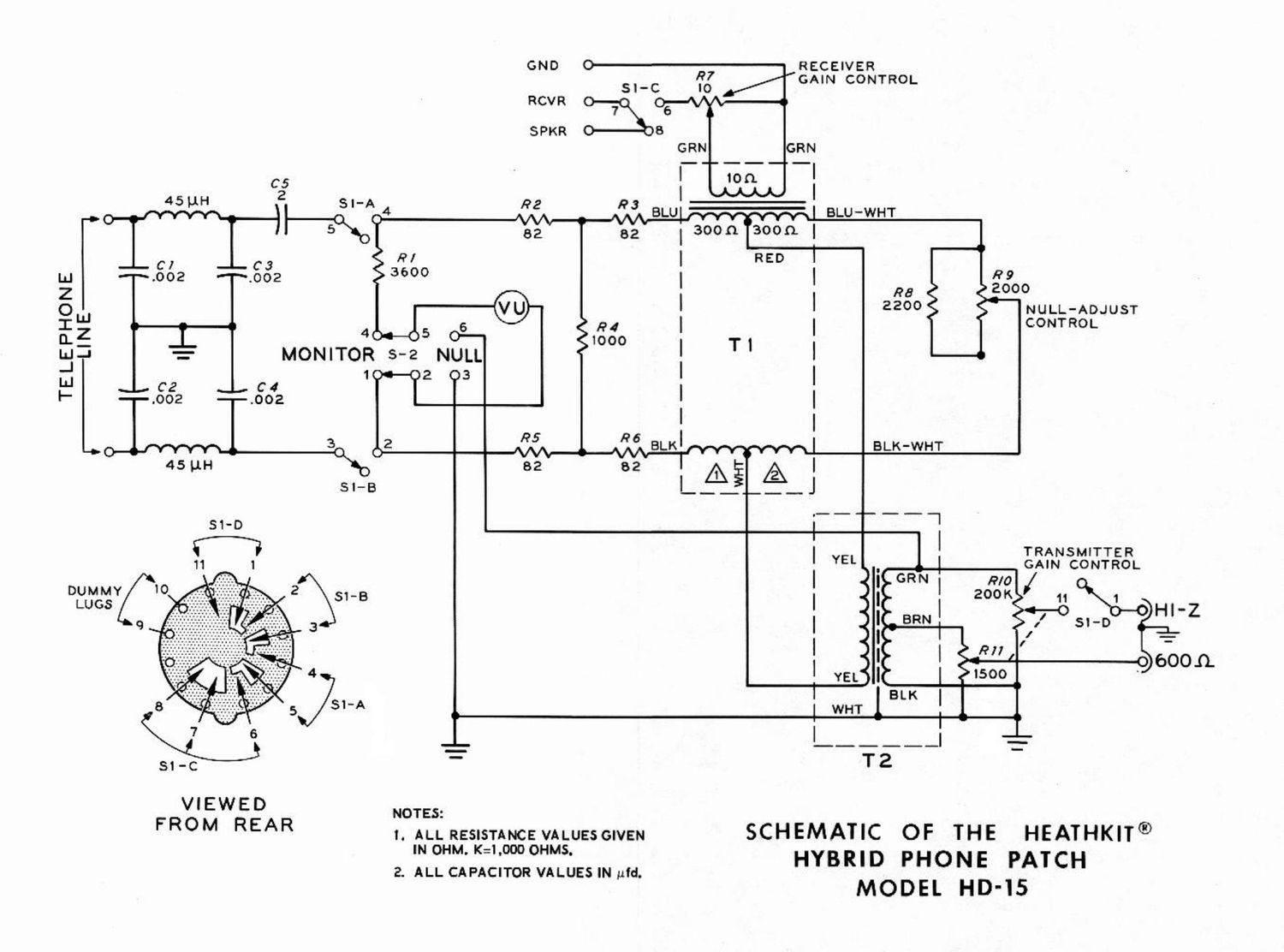 Heathkit HD 15 Schematic Manual