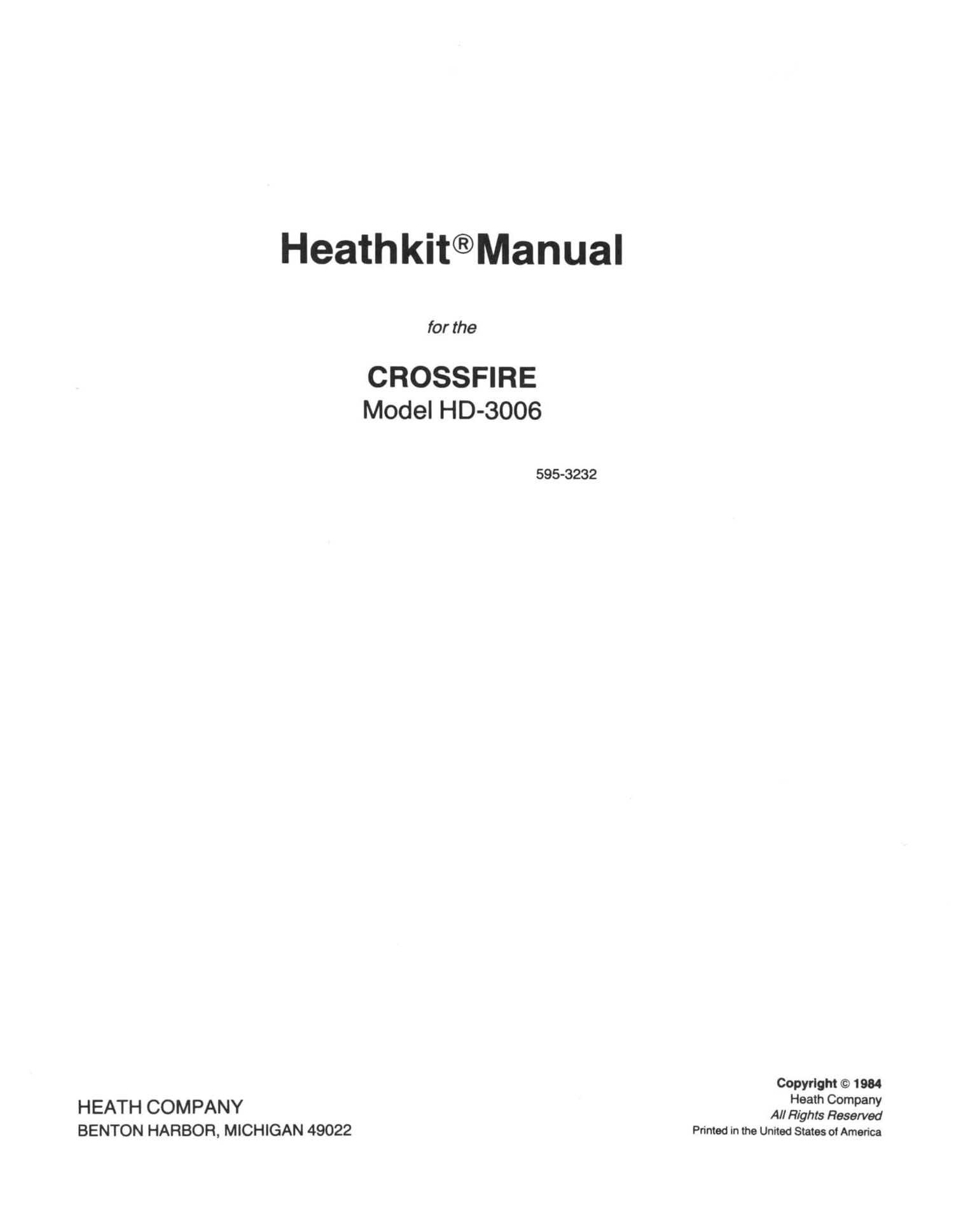 Heathkit HD 3006 Manual