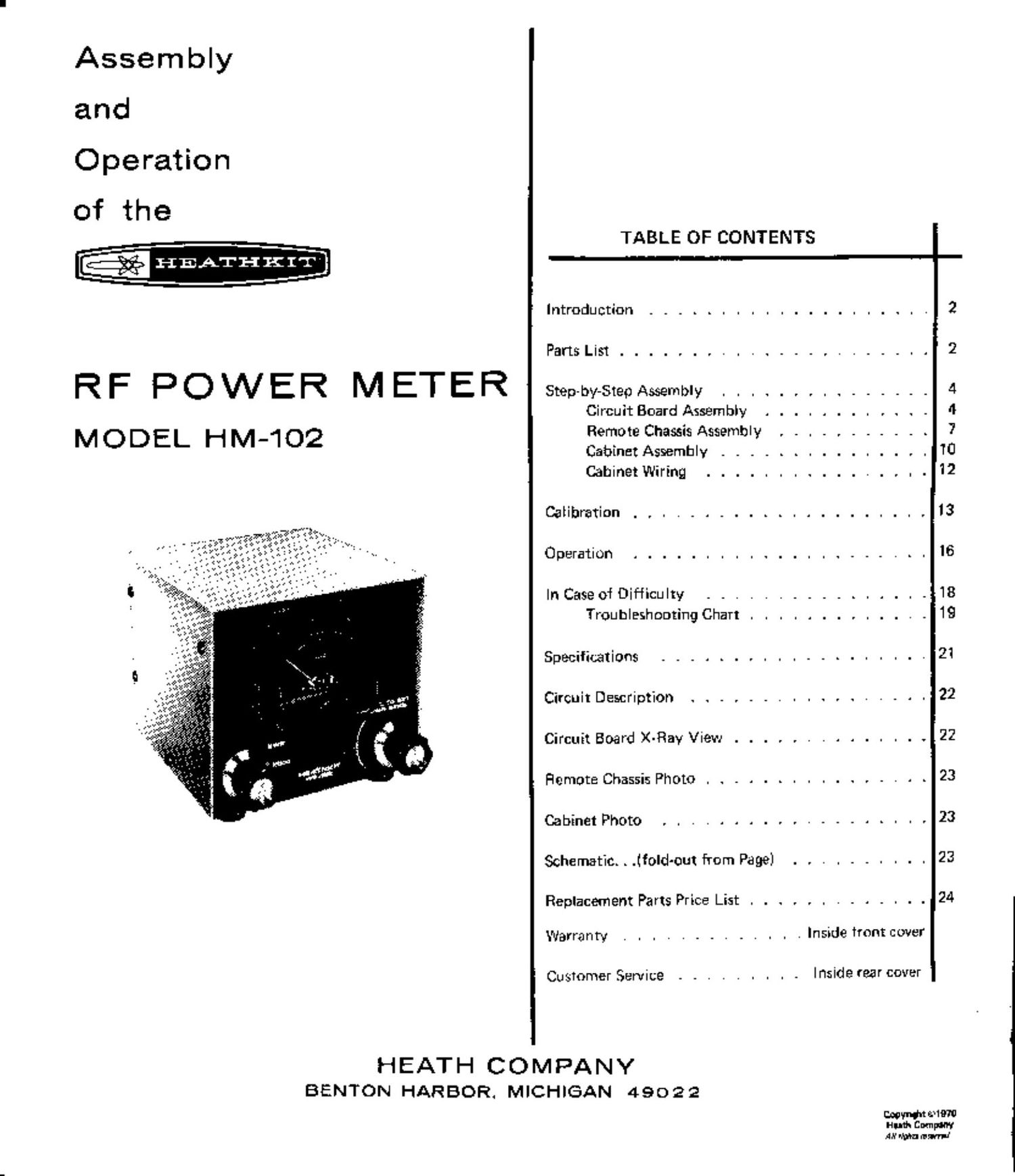 Heathkit HM 102 Manual 2