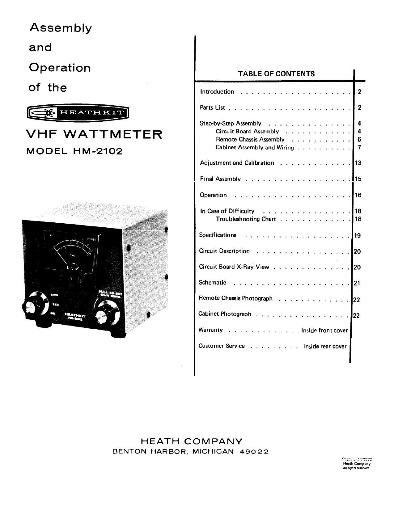 Heathkit HM 2102 Manual 2