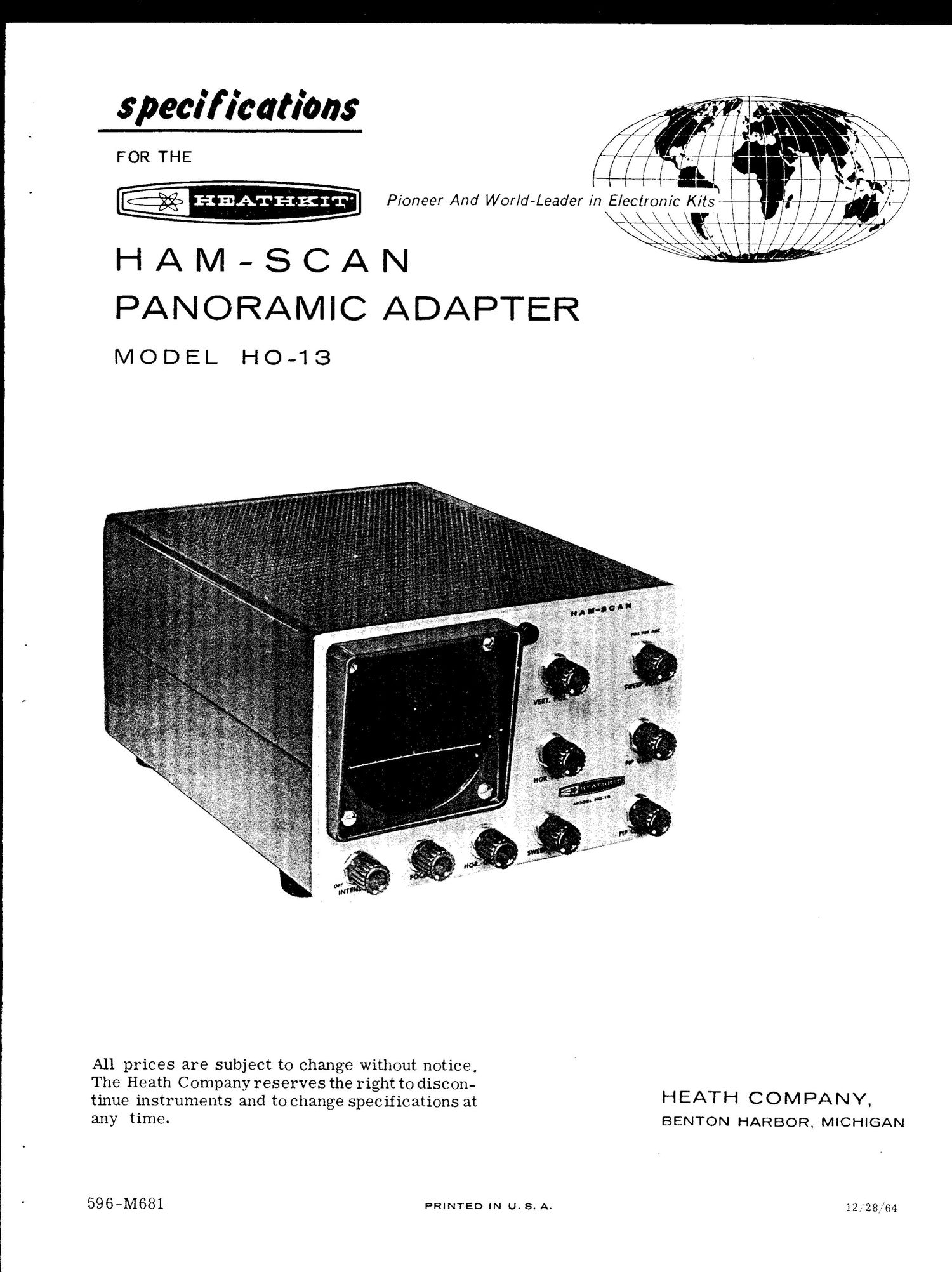 Heathkit HO 13 Manual