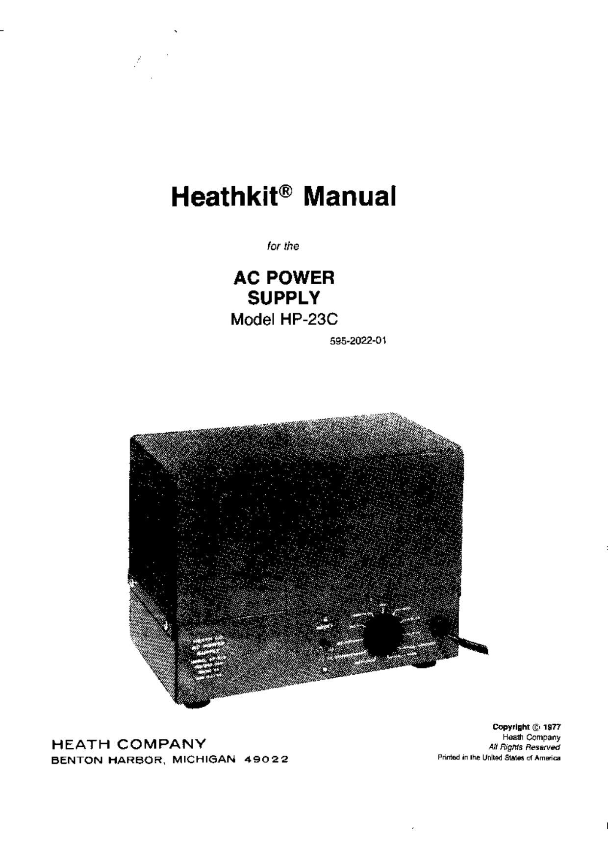 Heathkit HP 23C Manual