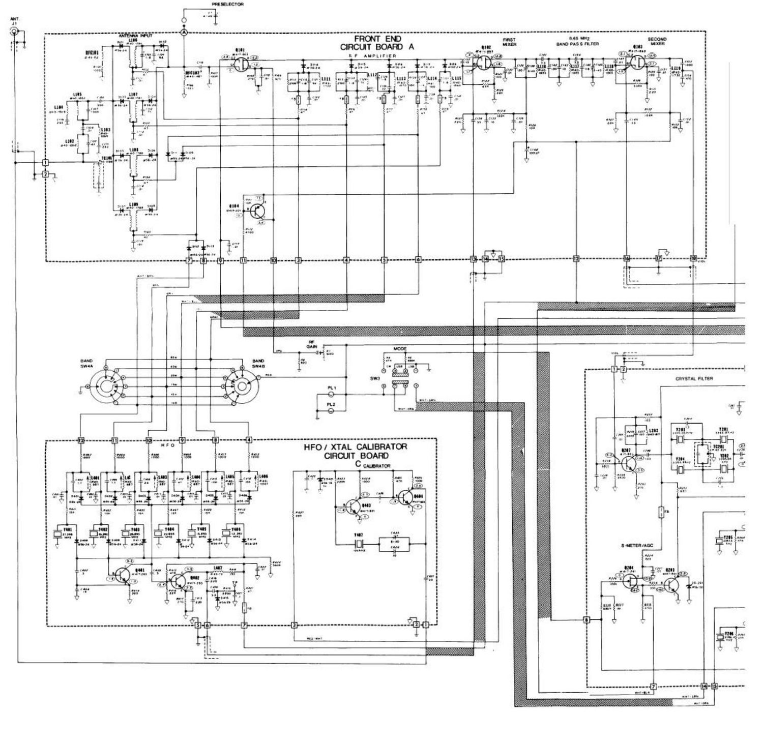 Heathkit HR 1160 Schematic