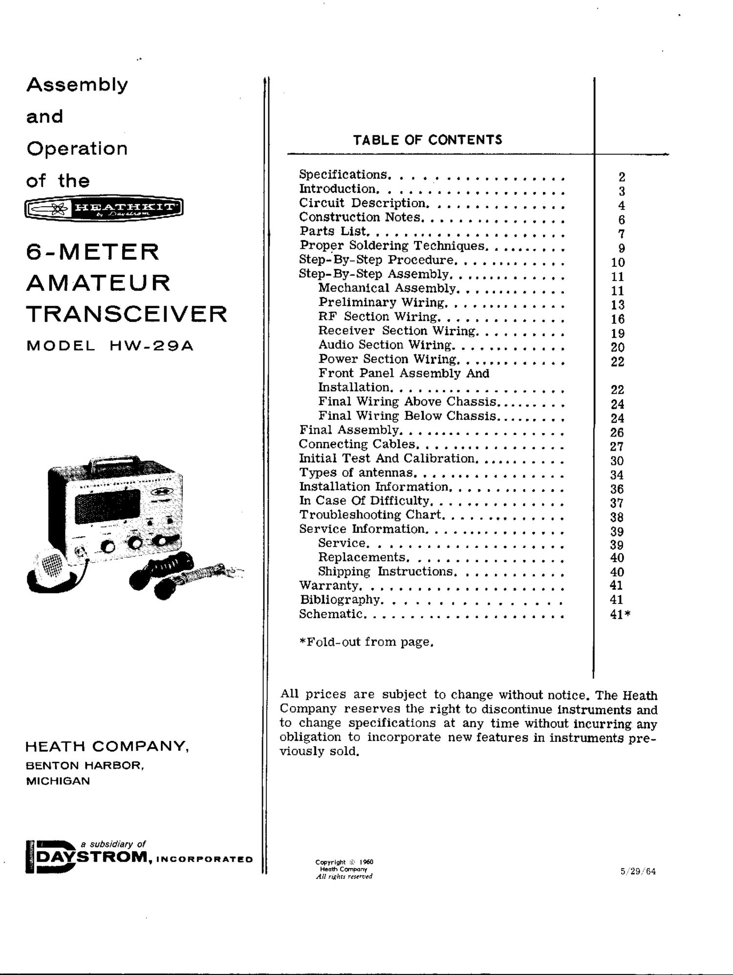 Heathkit HW 29A Manual