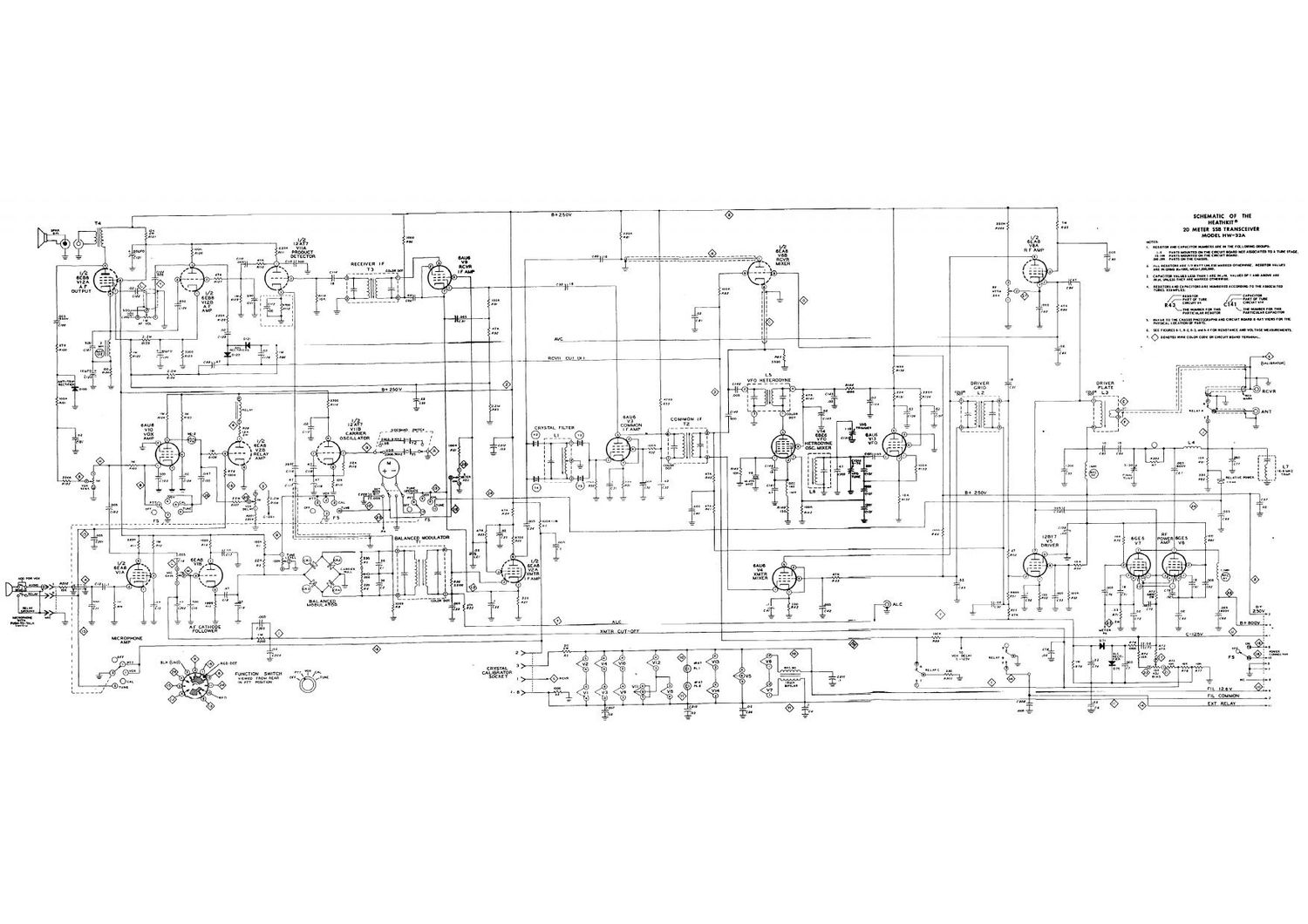 Heathkit HW 32A Schematic