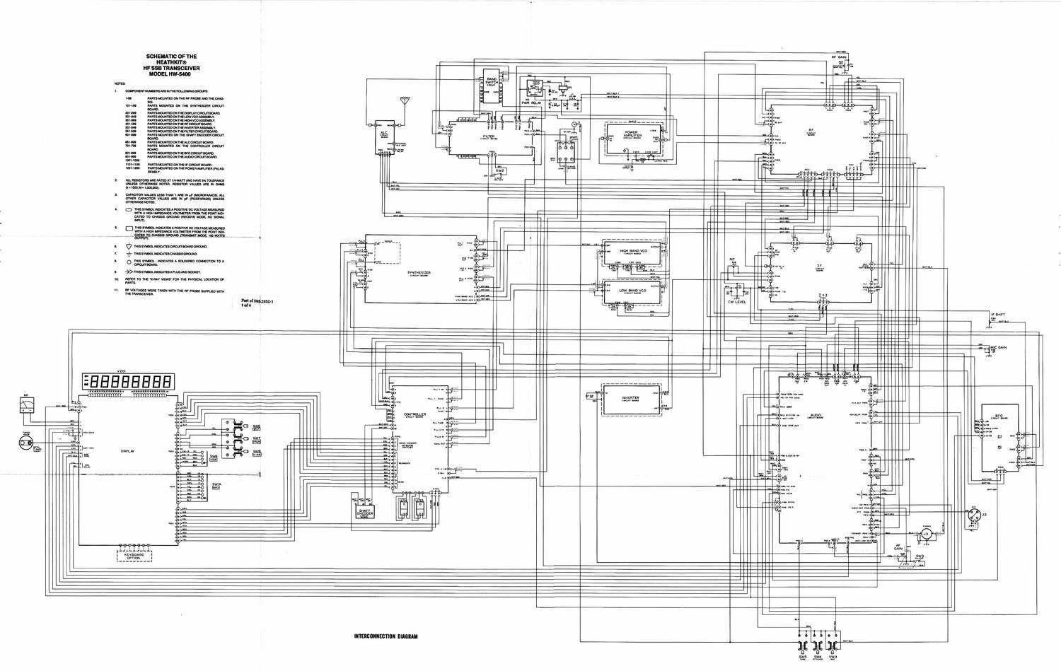 Heathkit HW 5400 Schematic