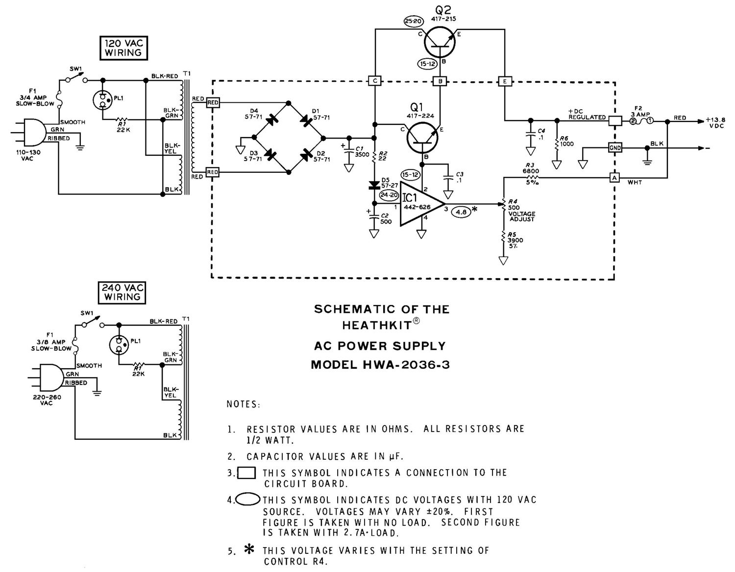 Heathkit HWA 2036 3 Schematic