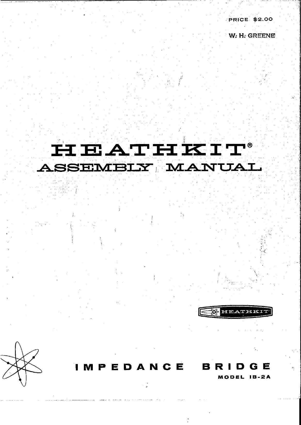 Heathkit IB 2A Manual