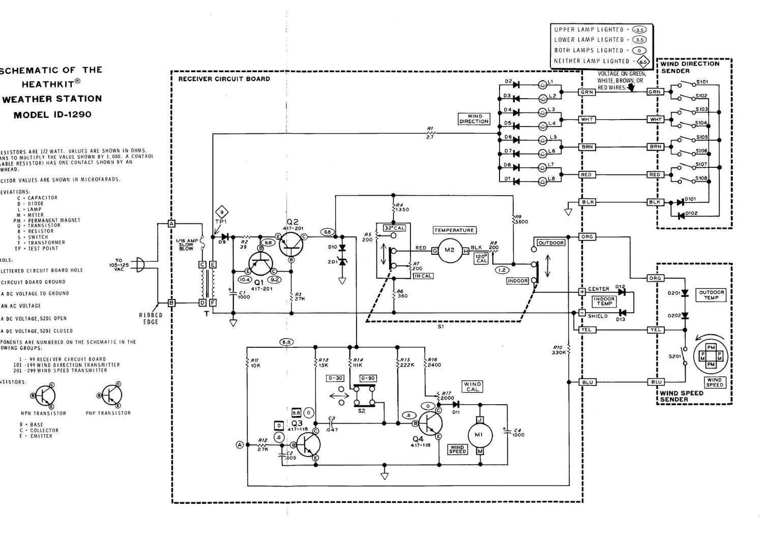 Heathkit ID 1290 Schematic