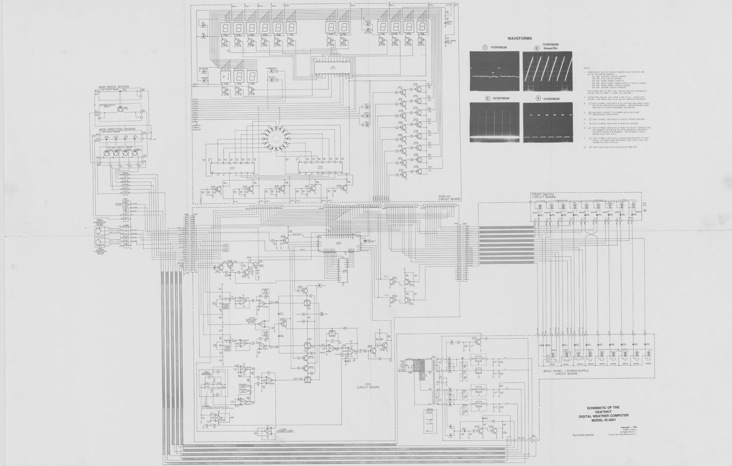 Heathkit ID 4001 Schematic 2