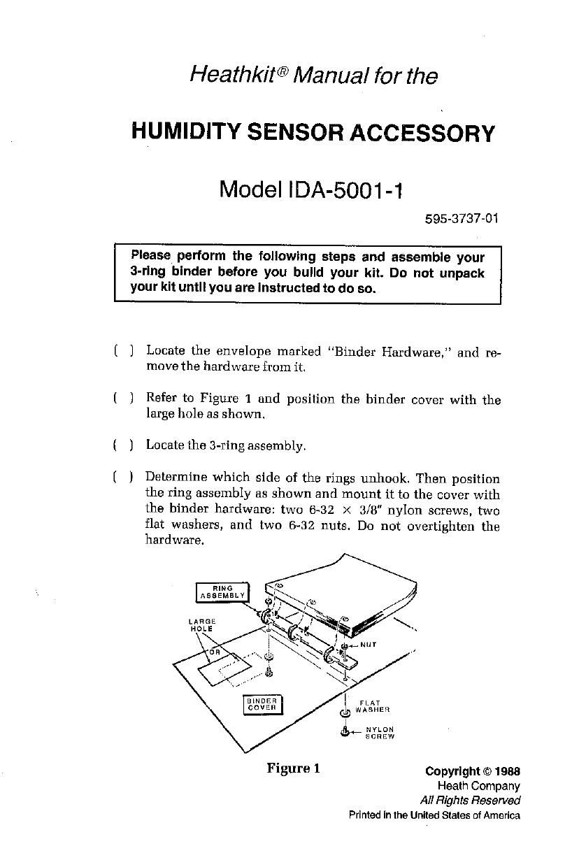 Heathkit ID 5001 1 Manual