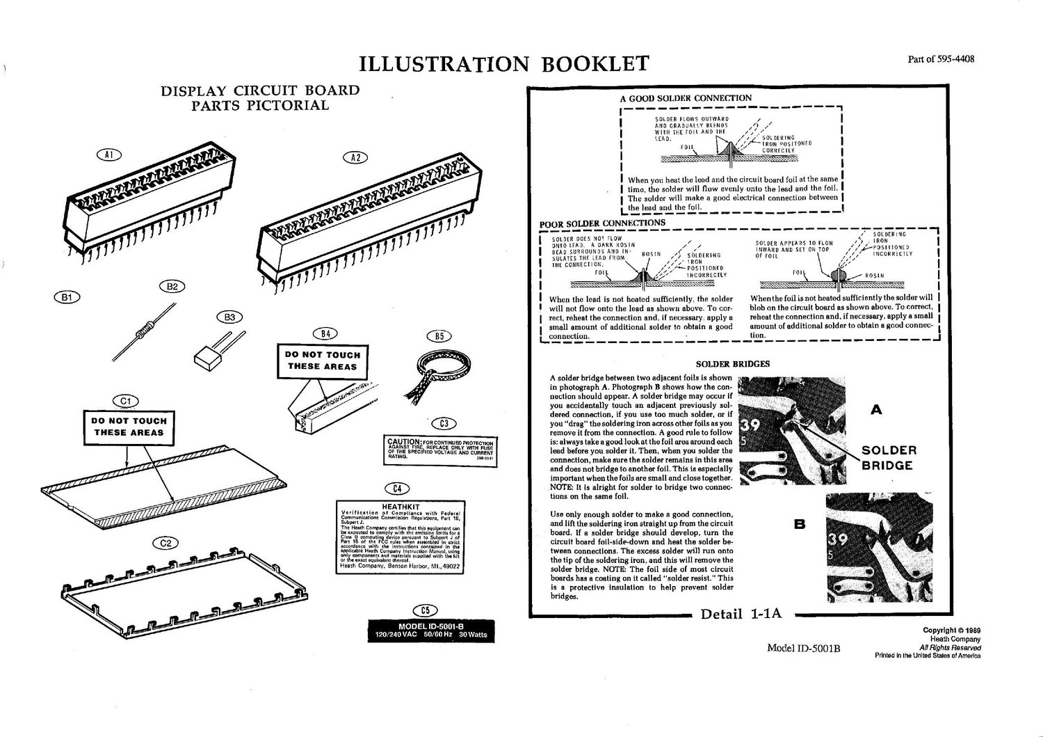 Heathkit ID 5001 Illustration Booklet A