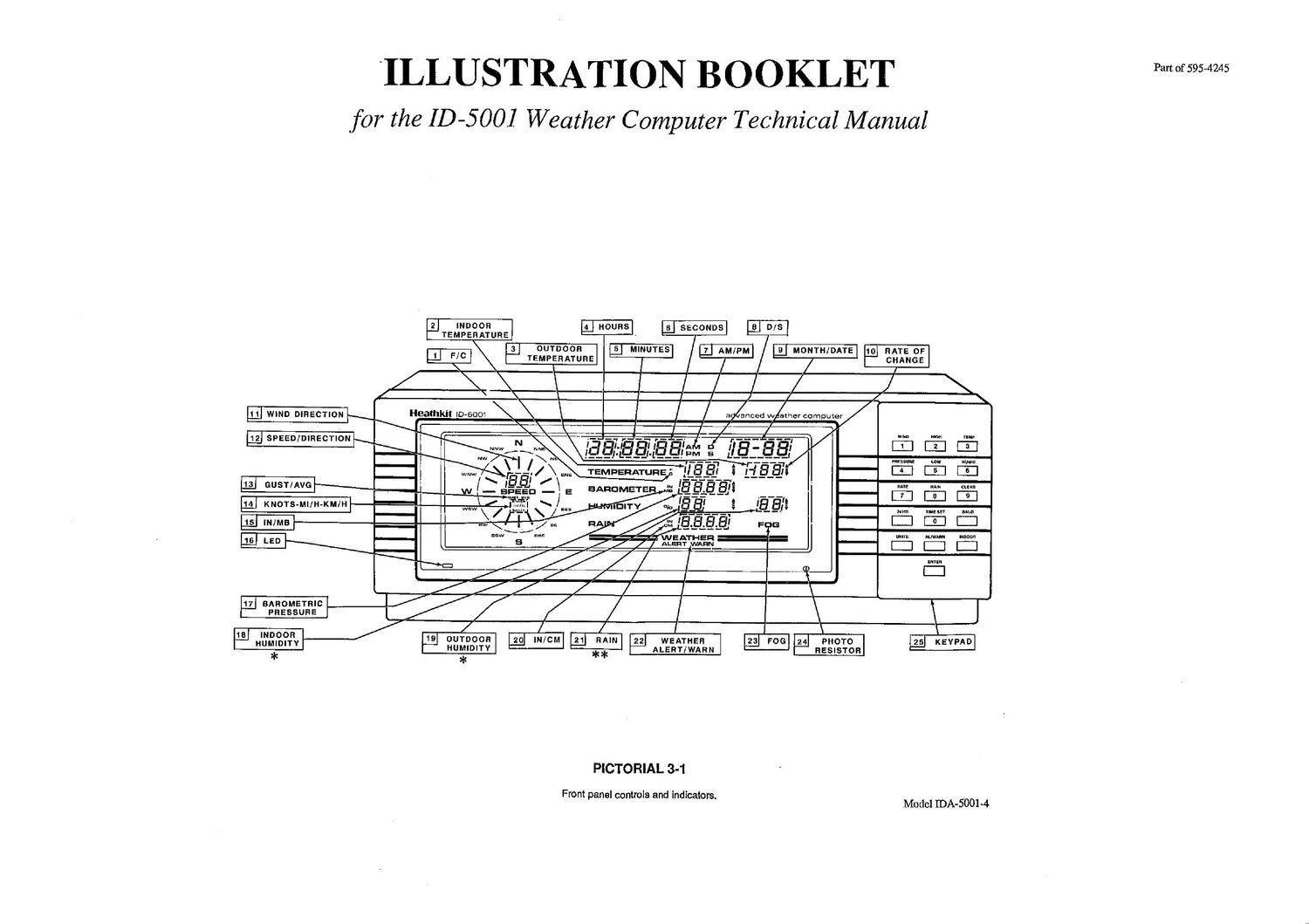 Heathkit ID 5001 Illustration Booklet D