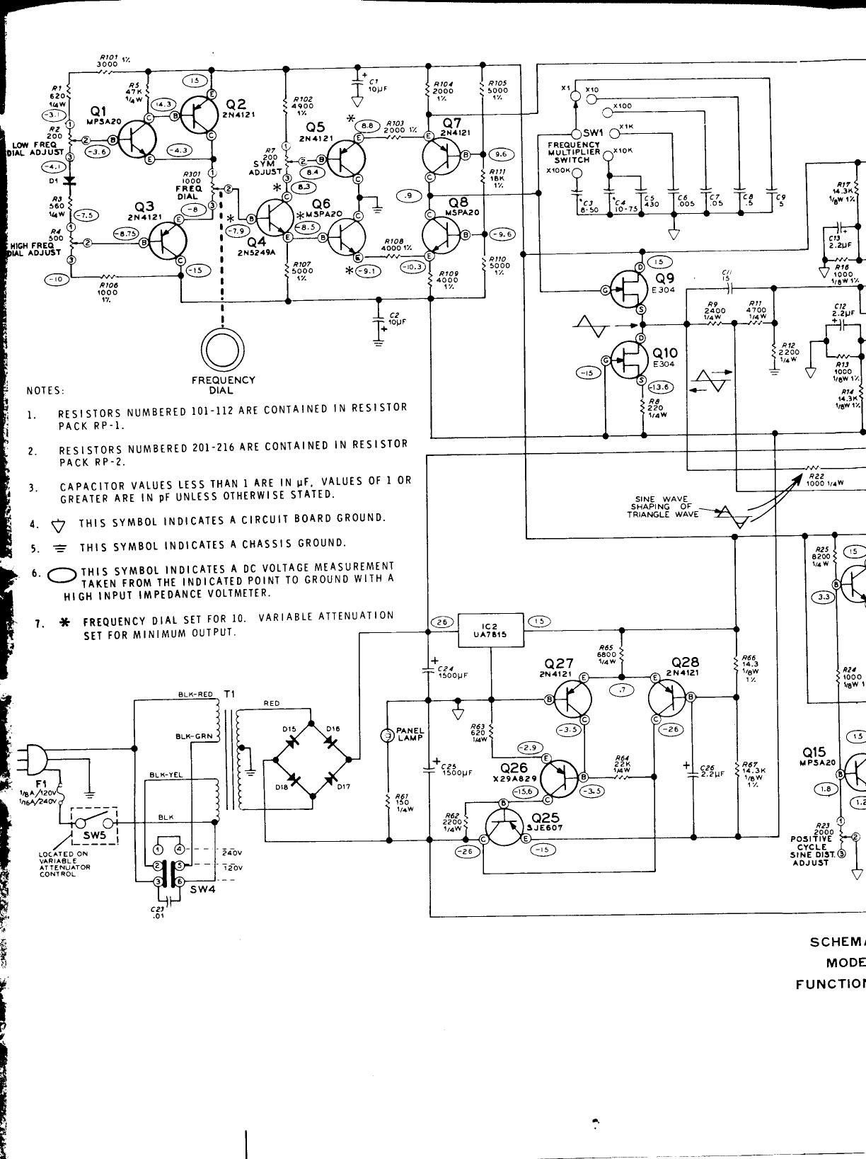 Heathkit IG 1271 Schematic