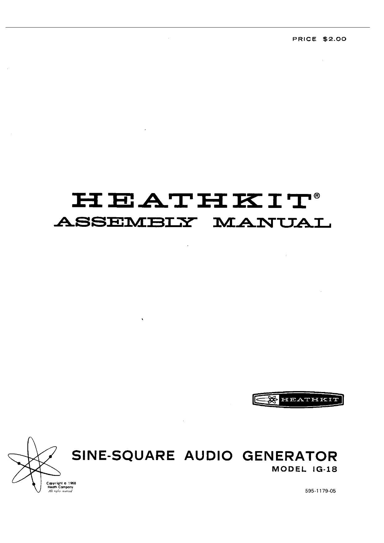 Heathkit IG 18 Manual 2